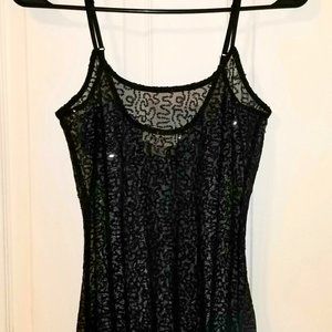 BELLE DU JOUR Sequin Top